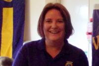 Crofton Lions President Vicky